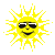 smiling sun icon